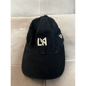 LA FC Fanatics Hat Adult Adjustable Black Strapback MLS Logo Soccer Futbol Mens
